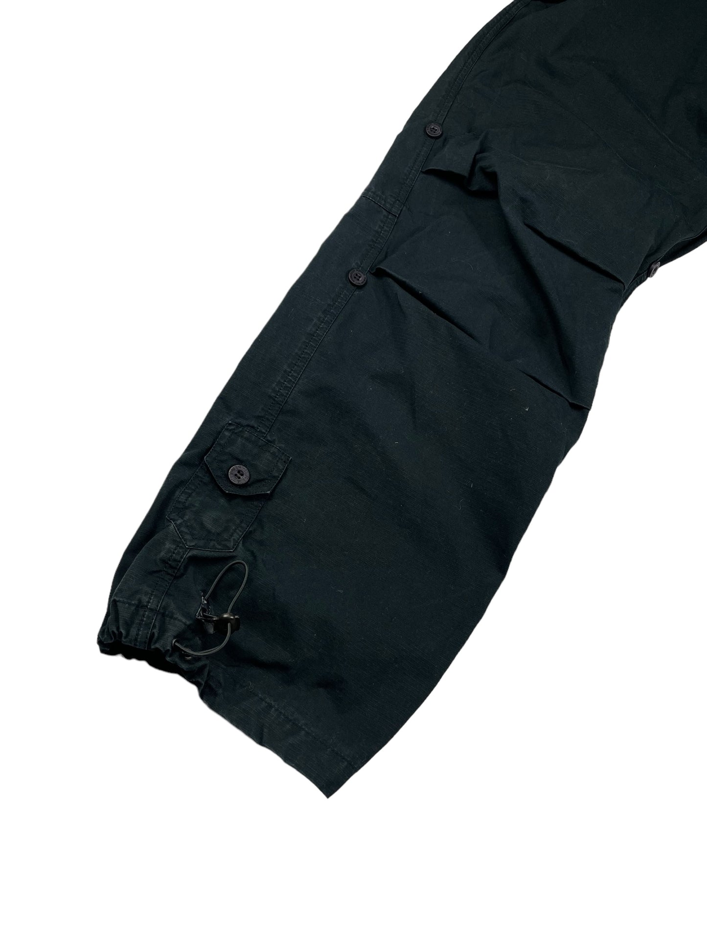 Maharishi black combat cargo trousers