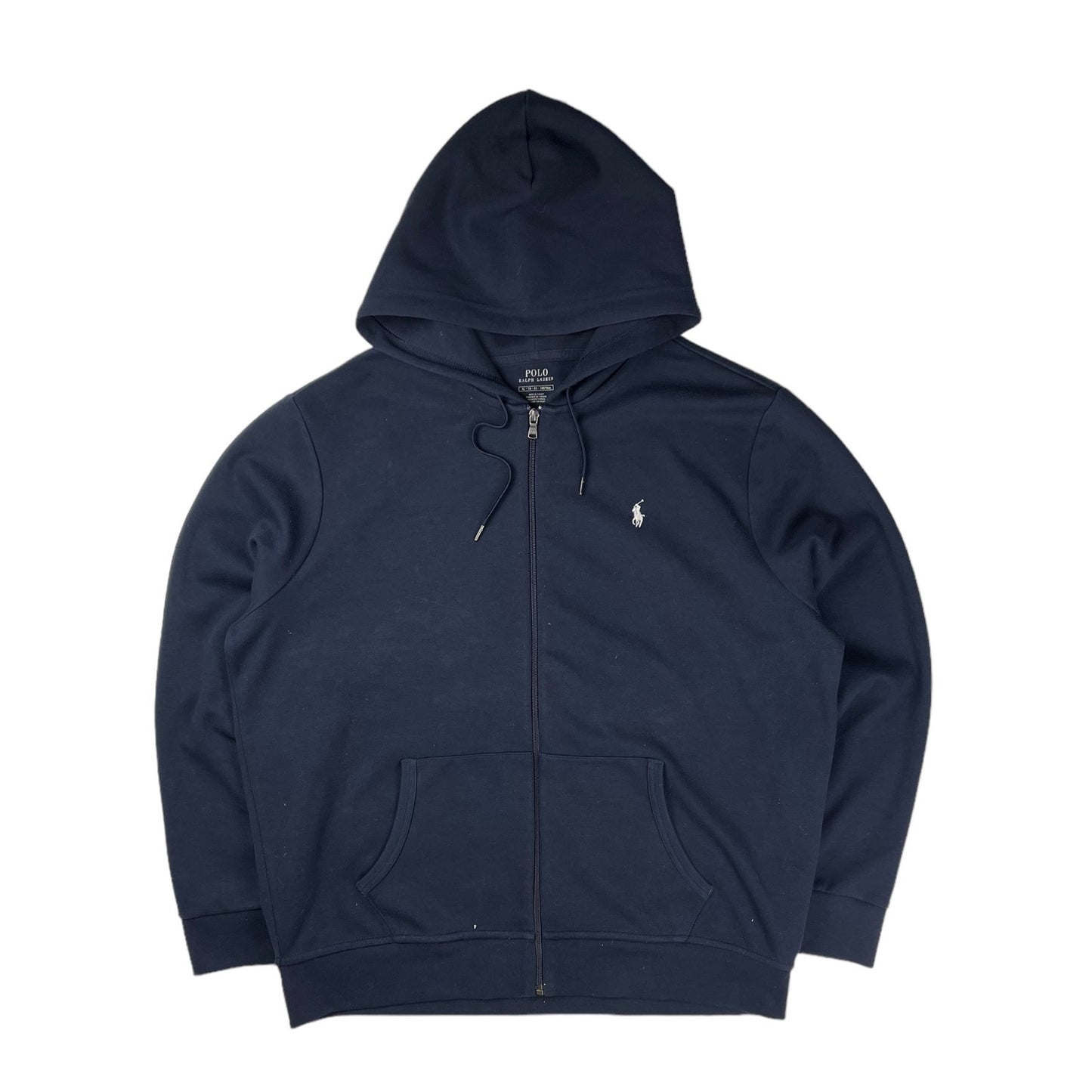 Ralph Lauren navy tech zip up hoodie