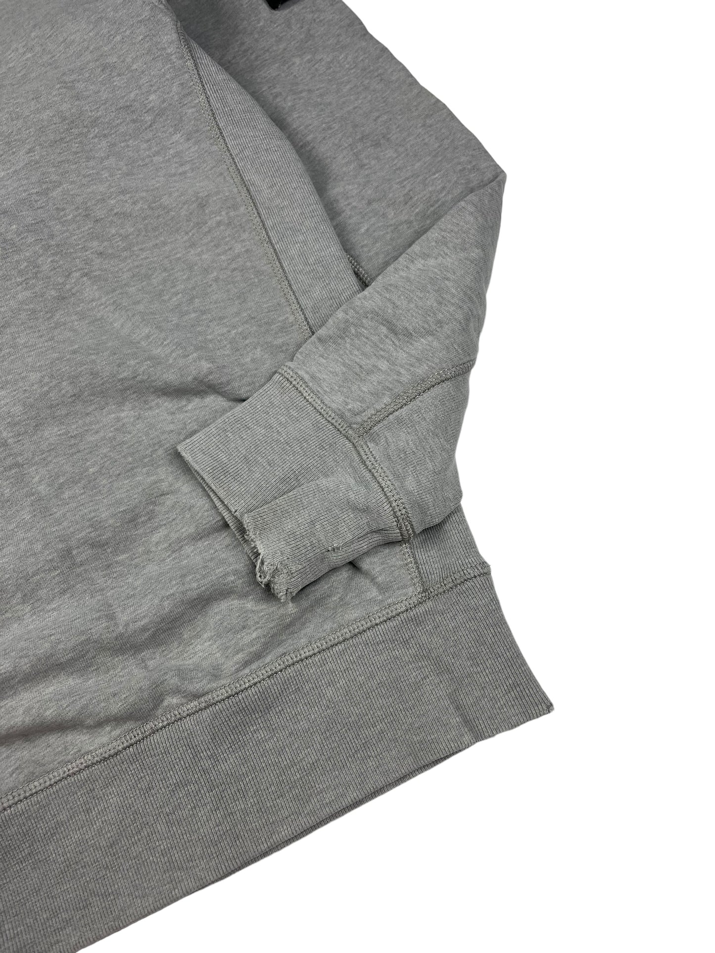 Stone island grey pullover sweatshirt