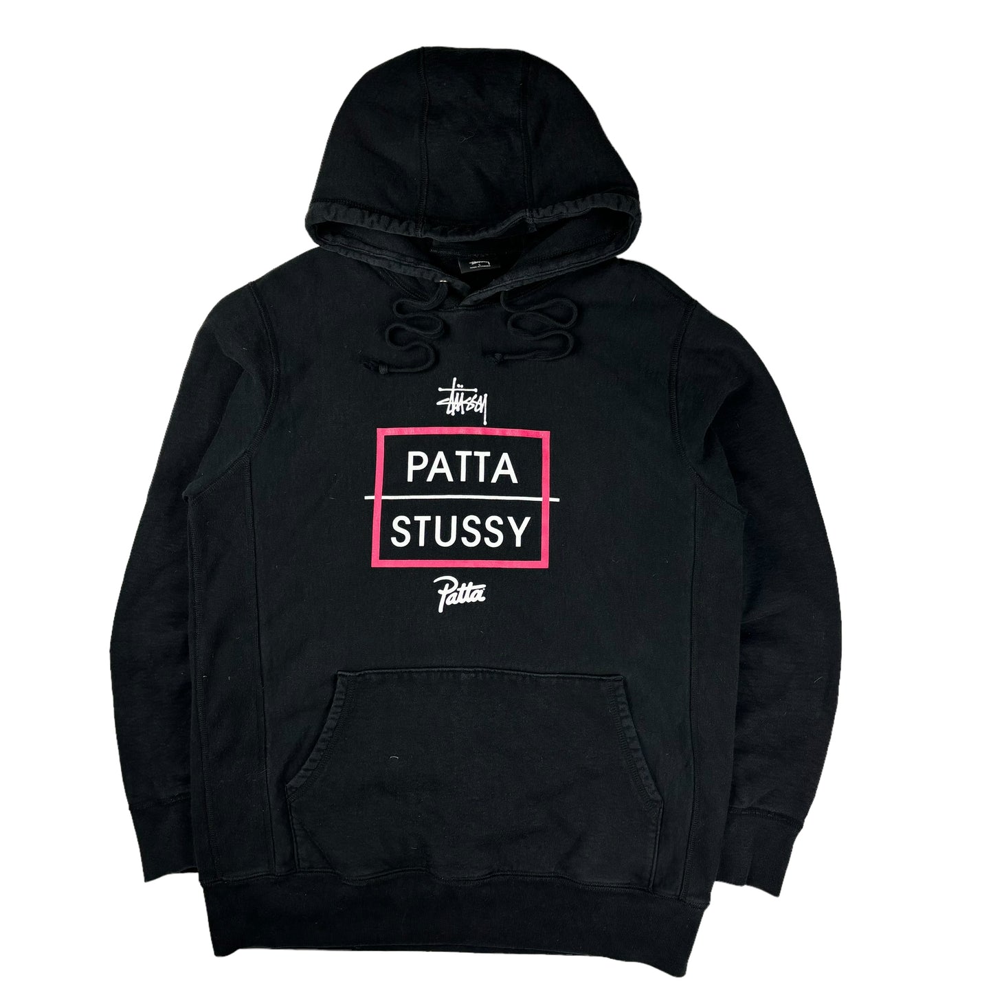 Stussy x Patta black pullover hoodie