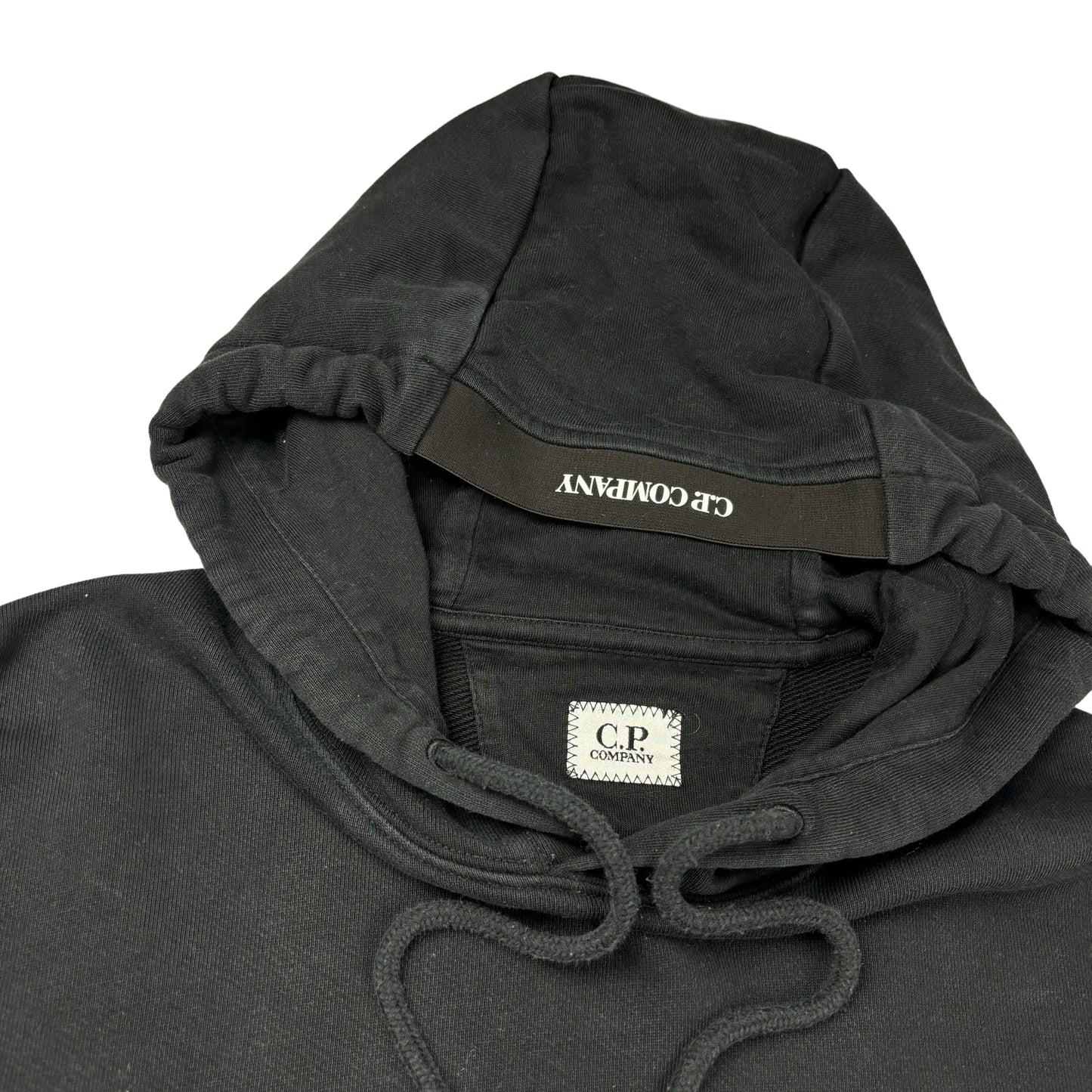 CP company black pullover hoodie