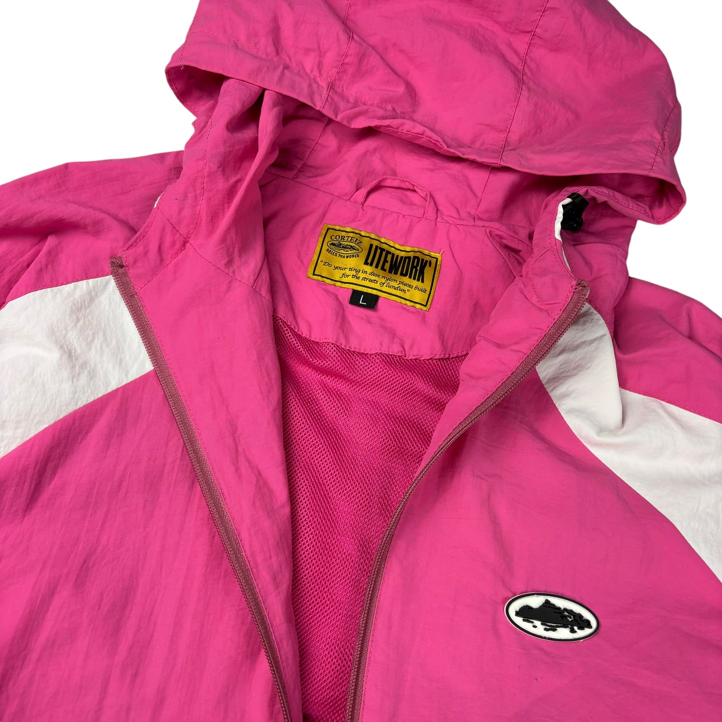 Corteiz pink spring jacket