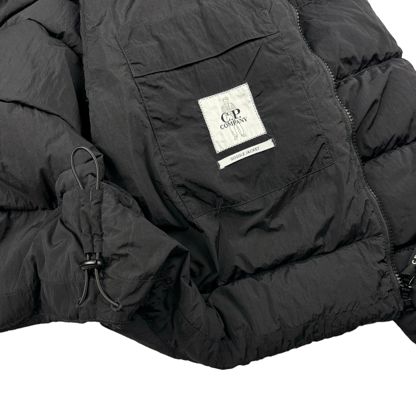 CP company Eco Chome R goggle down puffer jacket