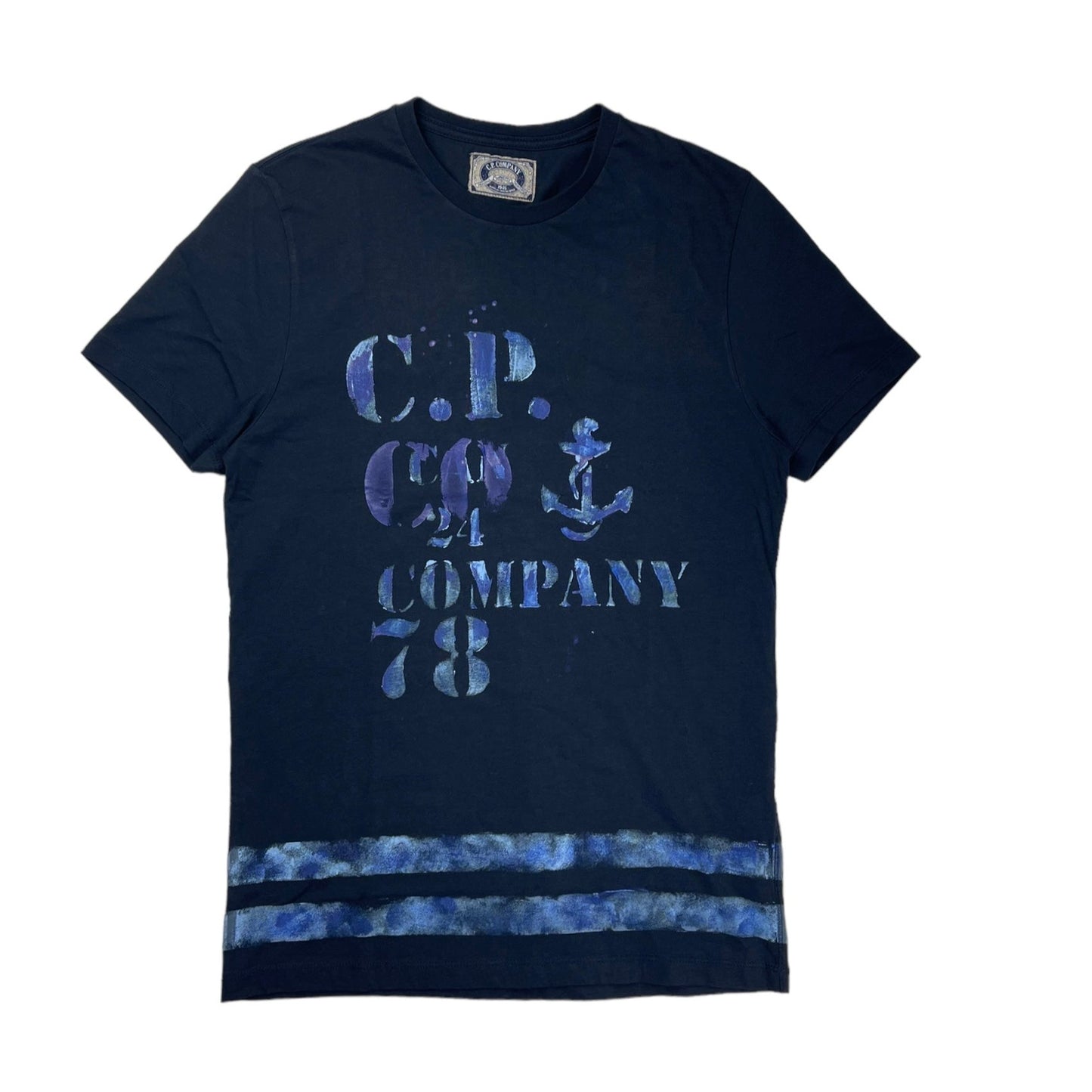 CP company navy graphic T shirt