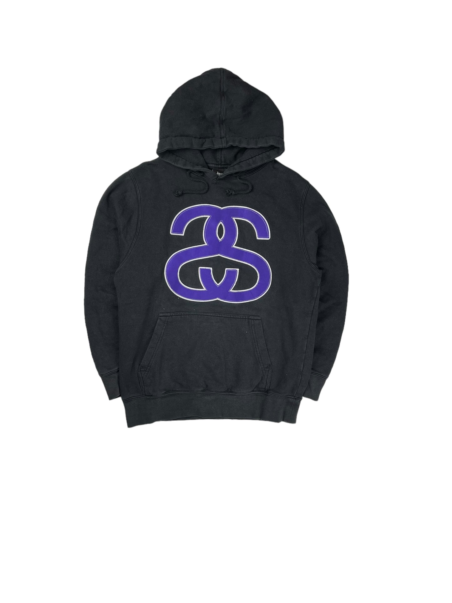 Stussy black pullover hoodie