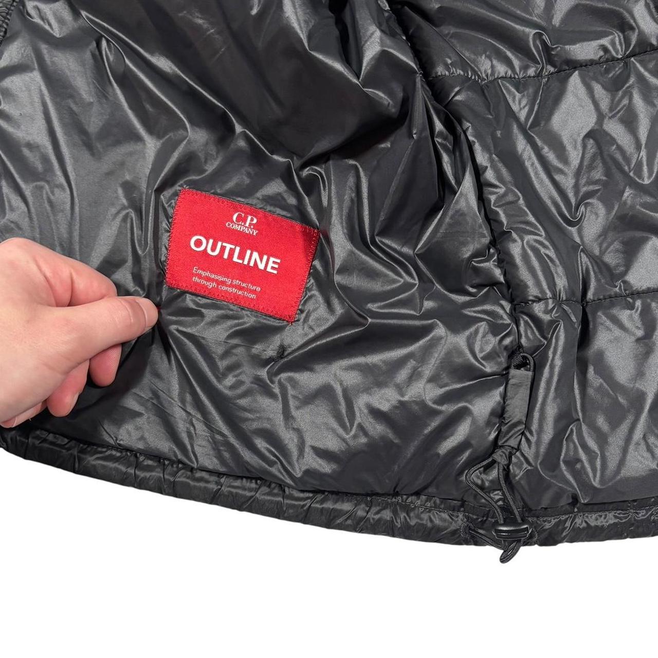 CP Company black Primaloft outline down jacket (L)