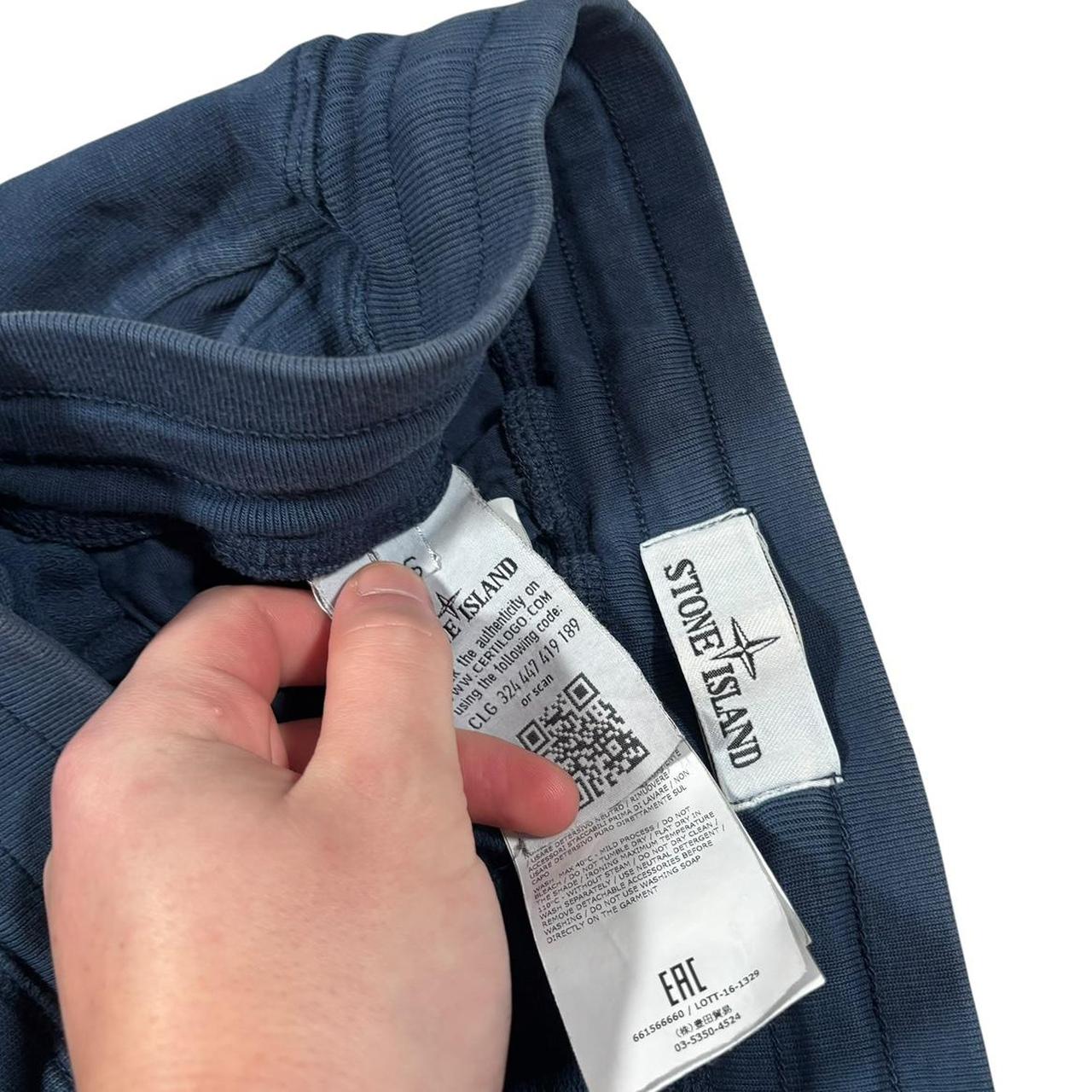 Stone island ghost badge navy joggers (S)