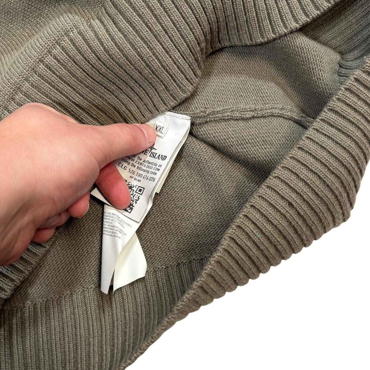 Stone island knitted pullover sweatshirt (XXL)