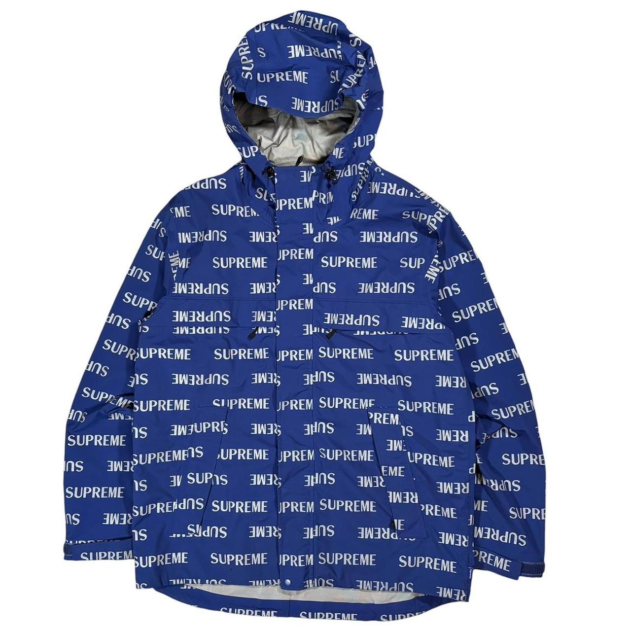 Supreme 3M reflective repeat taped seam jacket (L)