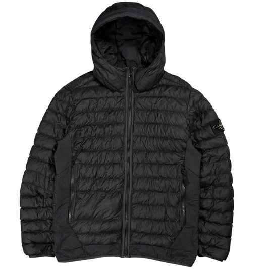 Stone island garment dyed micro yarn down puffer jacket (M)