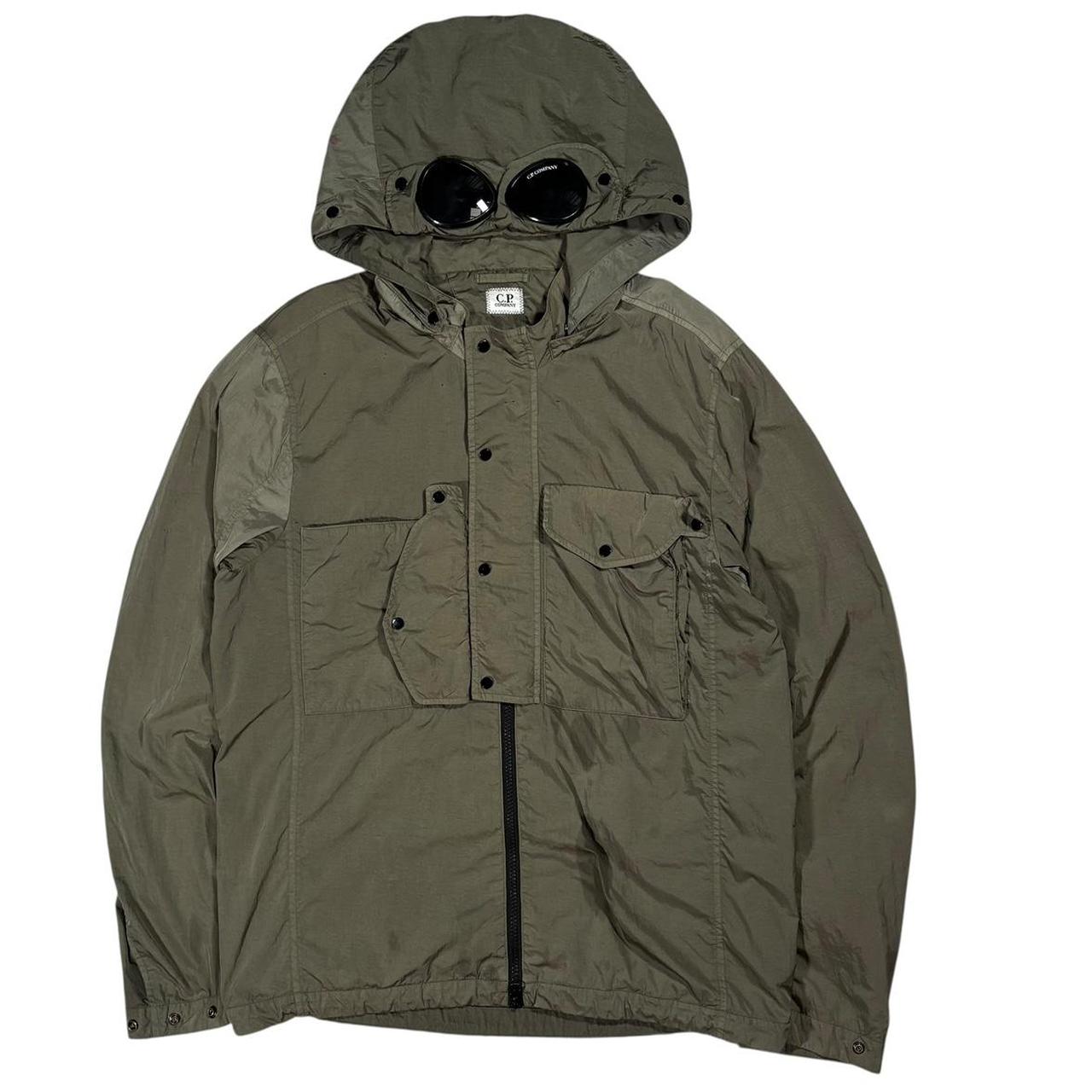 CP Company Chrome R Garment dyed nylon goggle jacket (M)