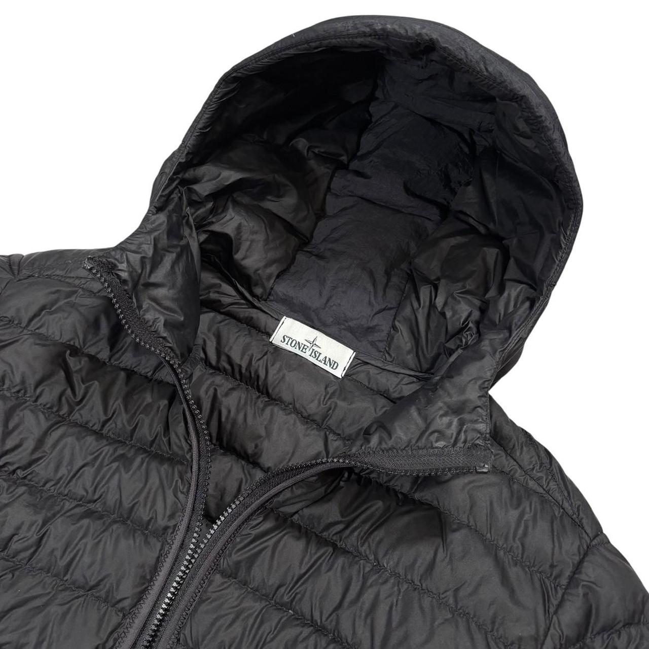 Stone island garment dyed micro yarn down puffer jacket (M)