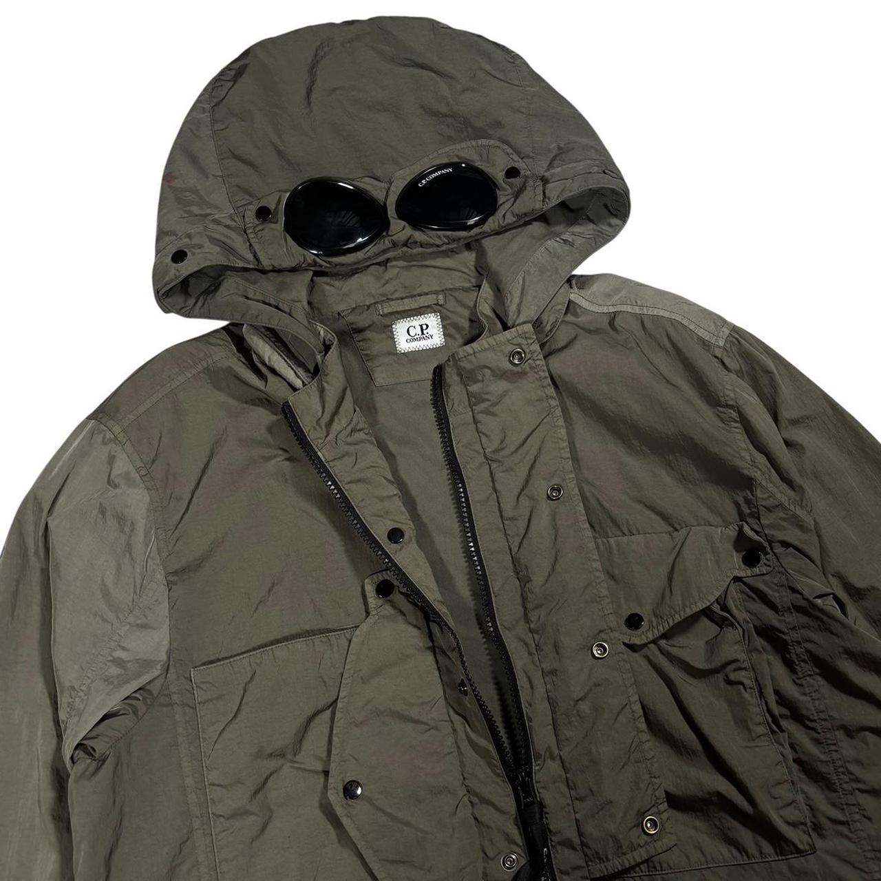 CP Company Chrome R Garment dyed nylon goggle jacket (M)