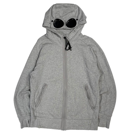 CP Company grey full zip goggle hoodie (S)