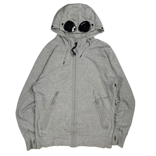 CP Company grey full zip goggle hoodie (S)