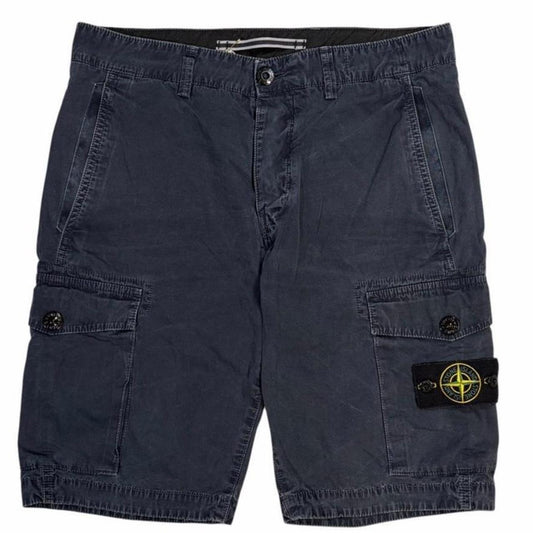 Stone island navy cargo shorts (W30)