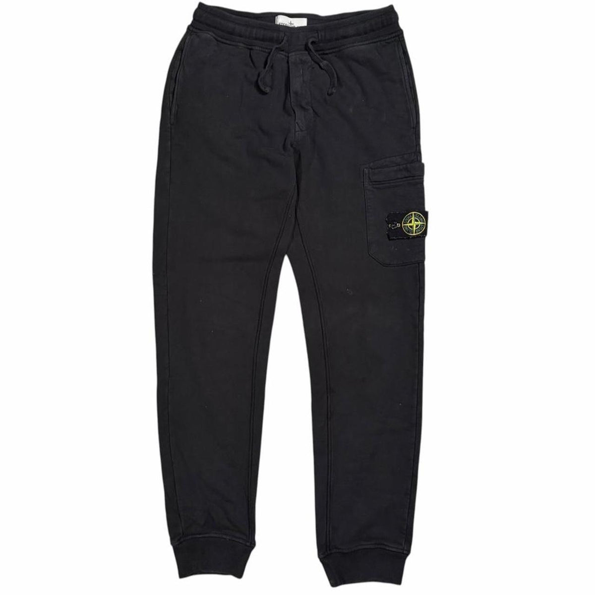 Stone island black joggers (S)