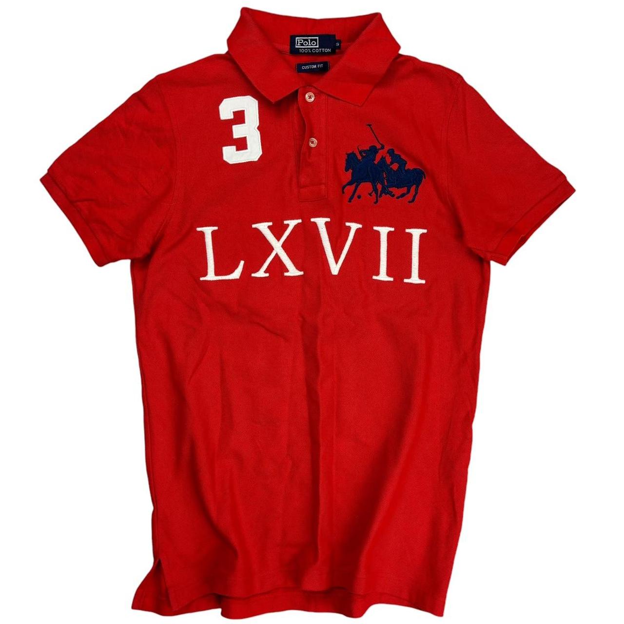 Ralph lauren big pony chief Keef style polo shirt