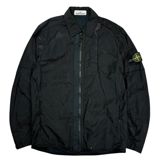 Stone island nylon shimmer overshirt jacket