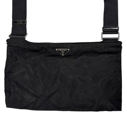 Prada black crossbody side bag