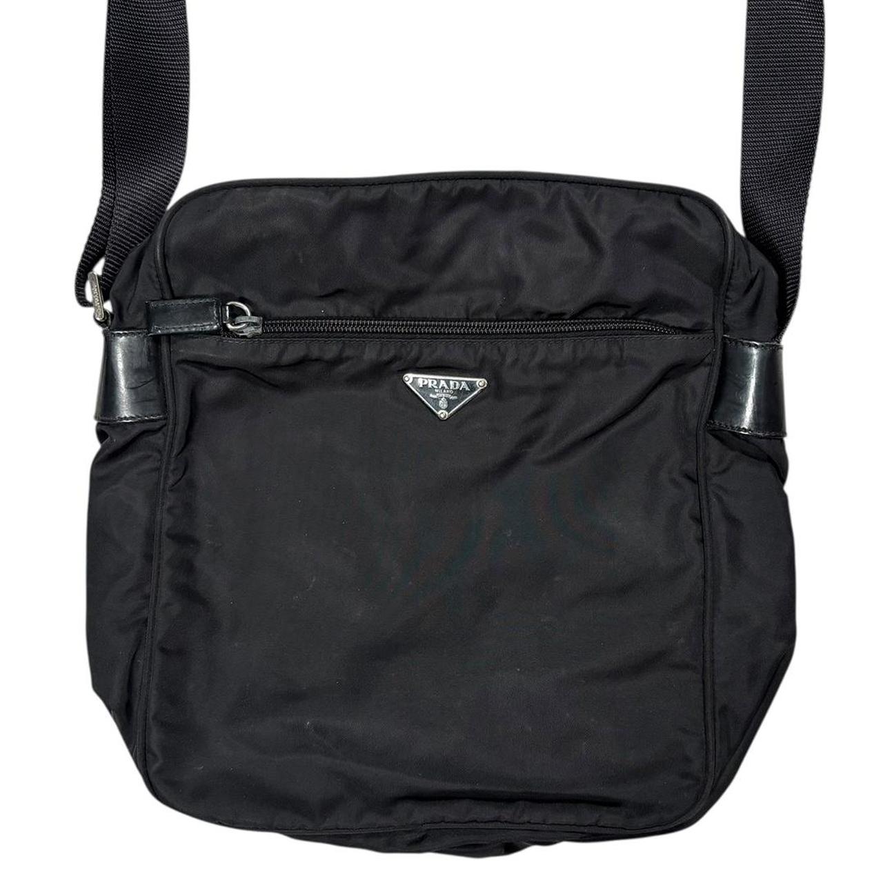 Prada black crossbody side bag