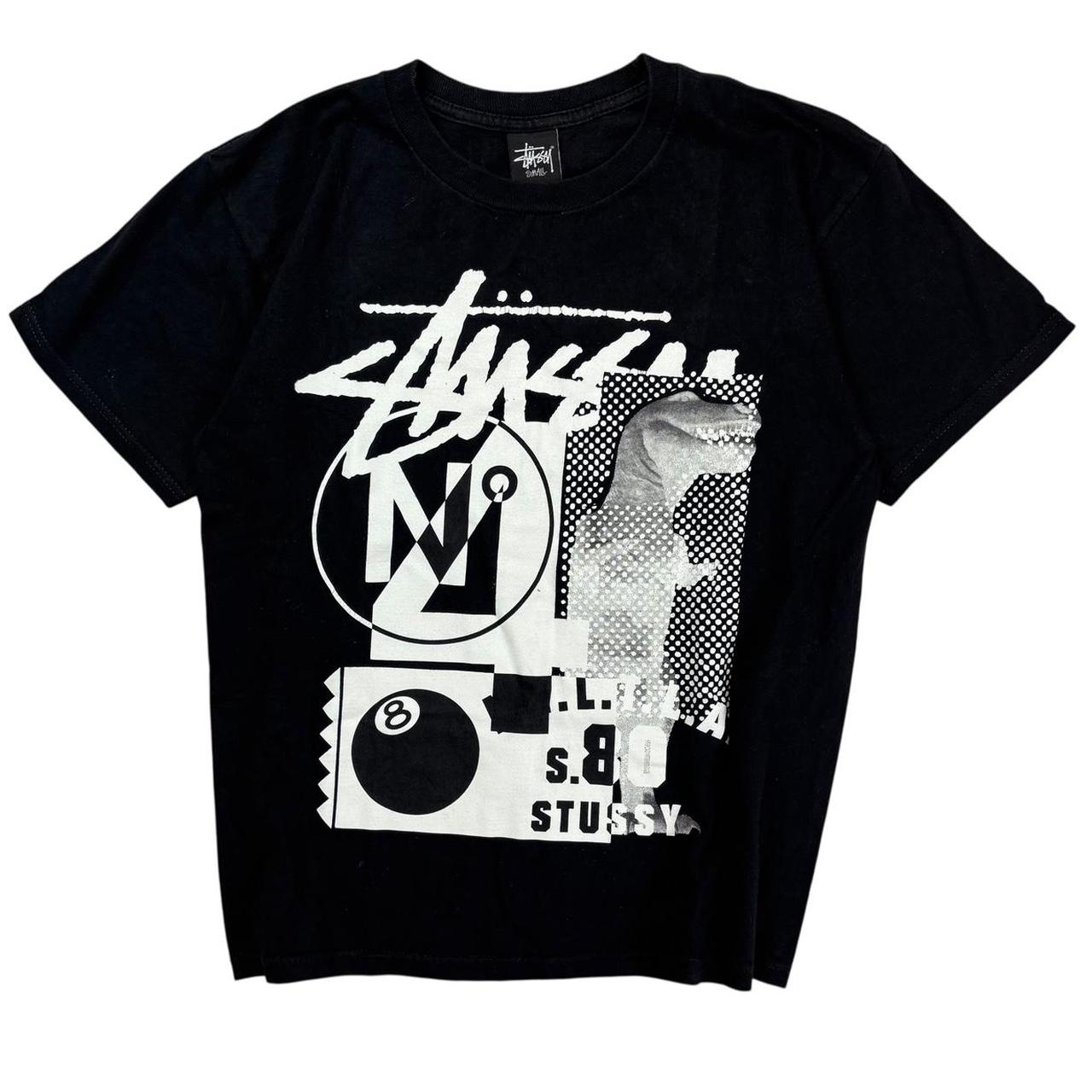 Stussy black T shirt (S)