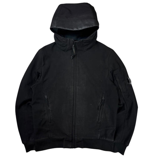 CP company black soft shell jacket (M)