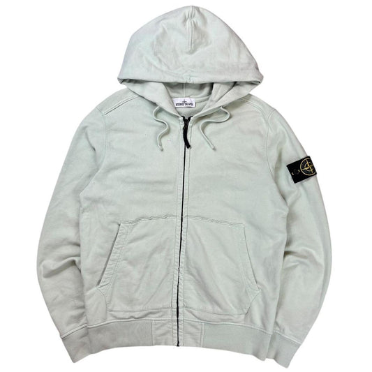 Stone island zip up hoodie (L)