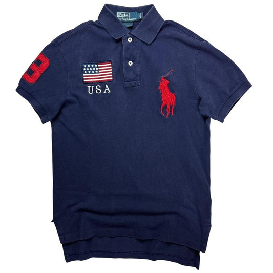 Ralph Lauren big pony chief keef style USA polo shirt (XS)