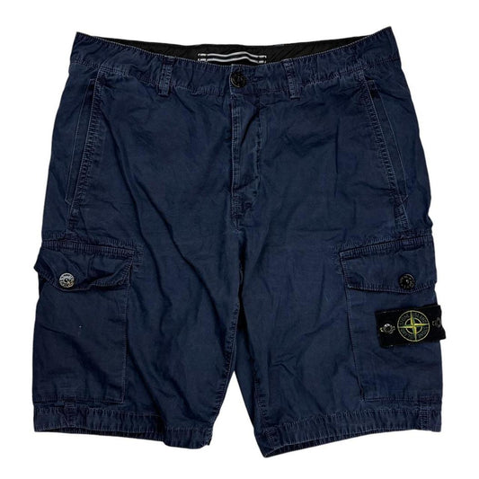 Stone island navy cargo shorts