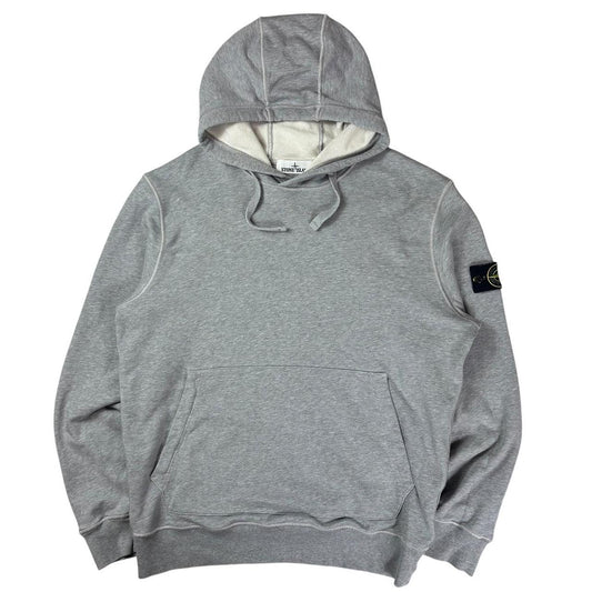 Stone island grey pullover hoodie (XL)