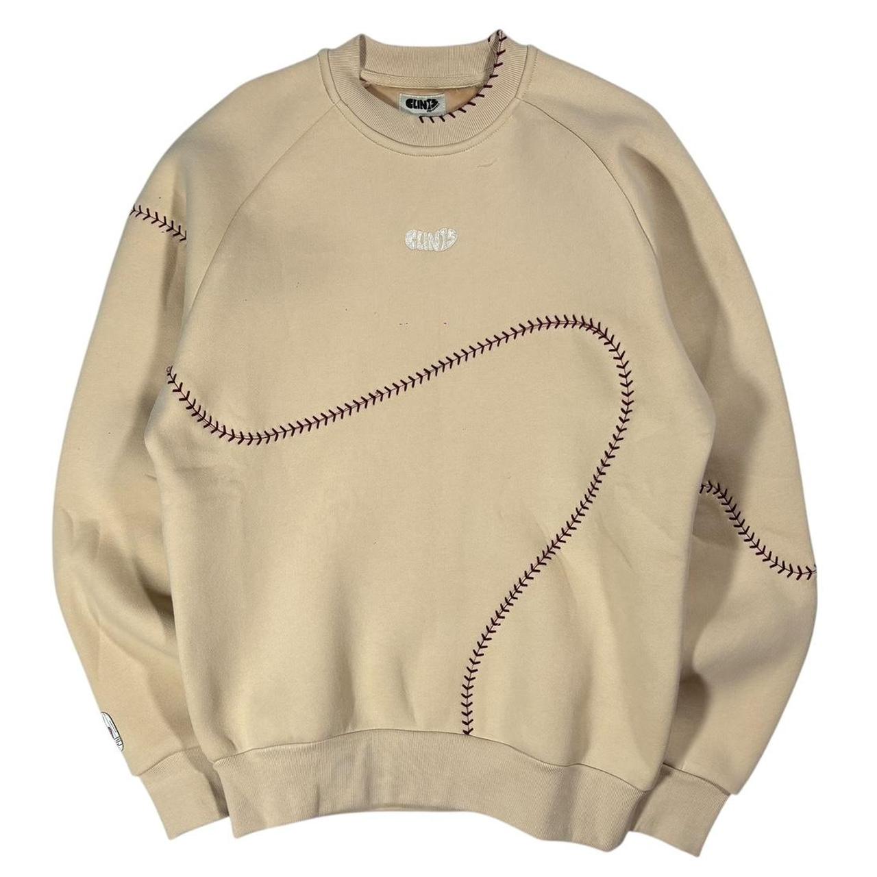 Clints Inc baseball pullover sweatshirt (L)