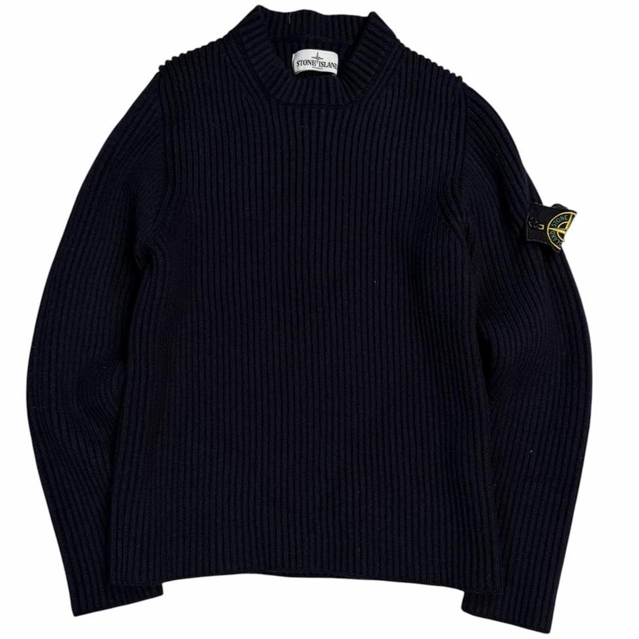 Stone island heavyweight knit pullover sweatshirt (XS)