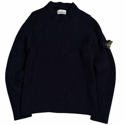 Stone island heavyweight knit pullover sweatshirt (XS)