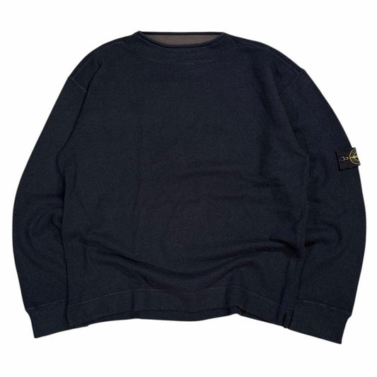 Stone island AW 2003 heavyweight knit sweatshirt (XL)
