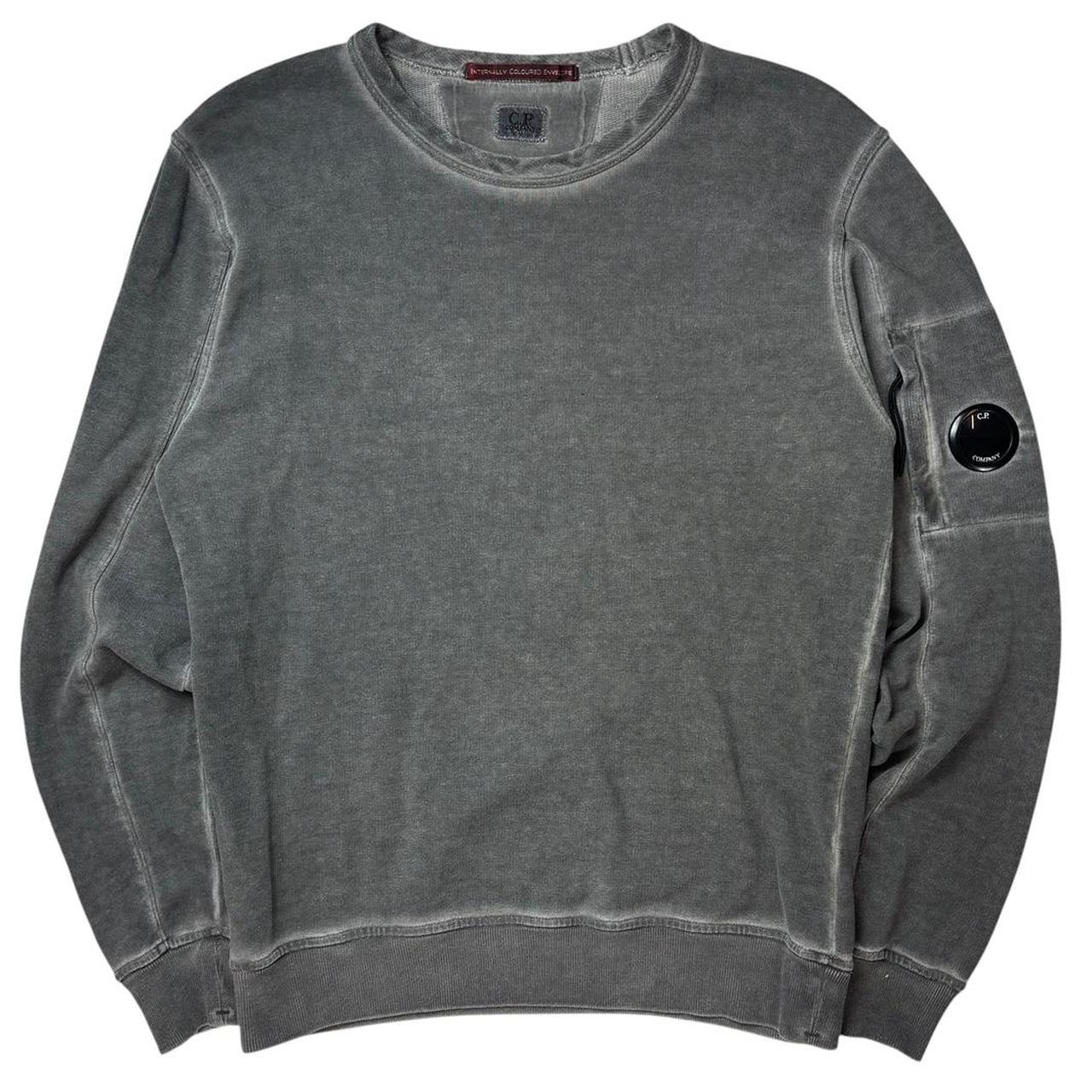 CP company grey Re-colour pullover sweatshirt (S)