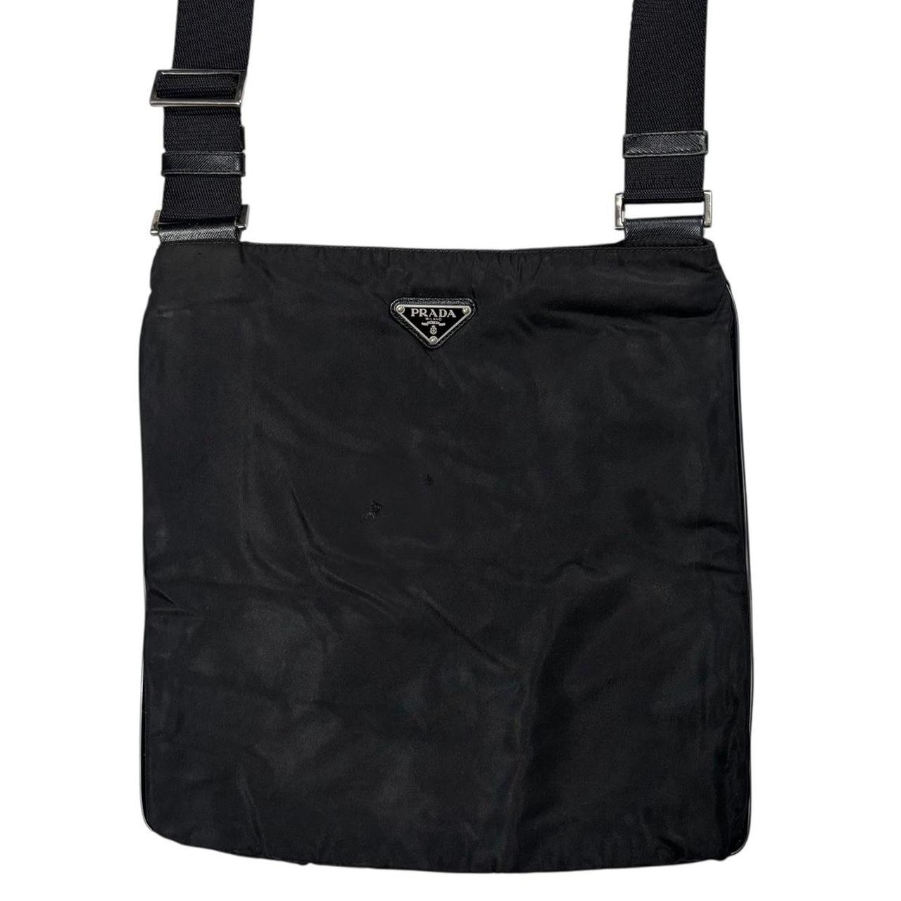 Prada black crossbody side bag