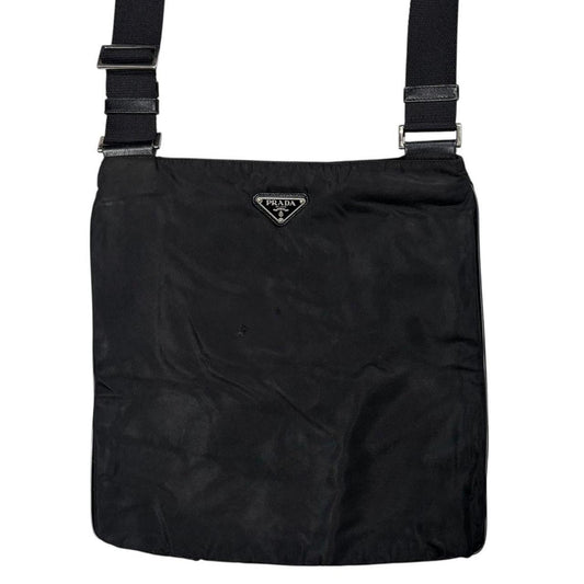 Prada black crossbody side bag