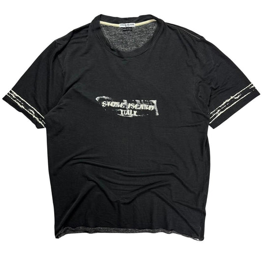 Stone island 90s spellout T shirt (M)