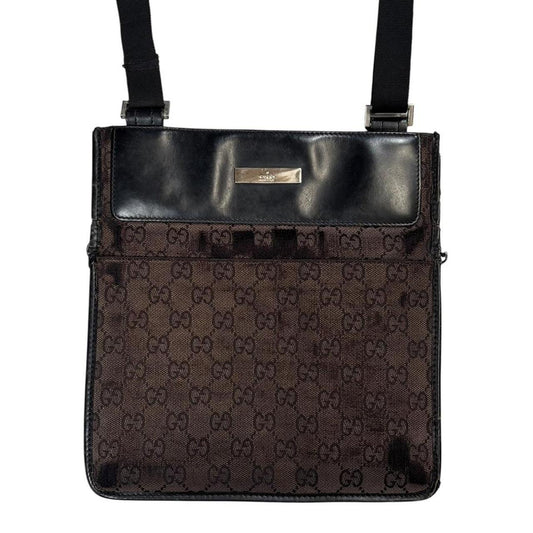 Gucci monogram crossbody side bag