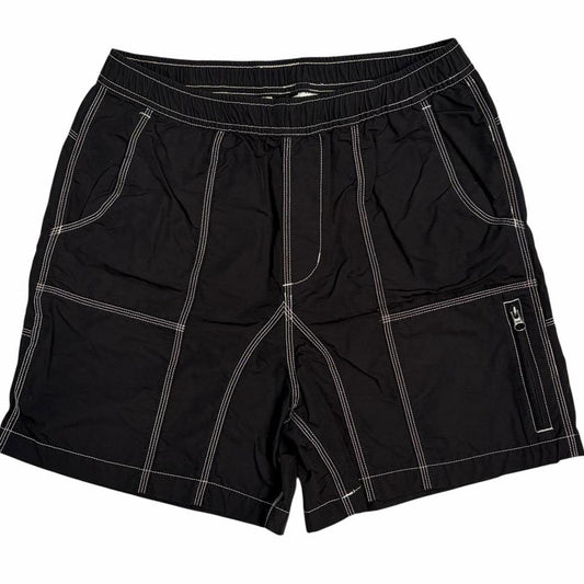 Brain dead triple needle reverse stitch shorts (S)