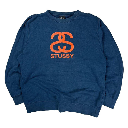 Stussy blue pullover sweatshirt (M)