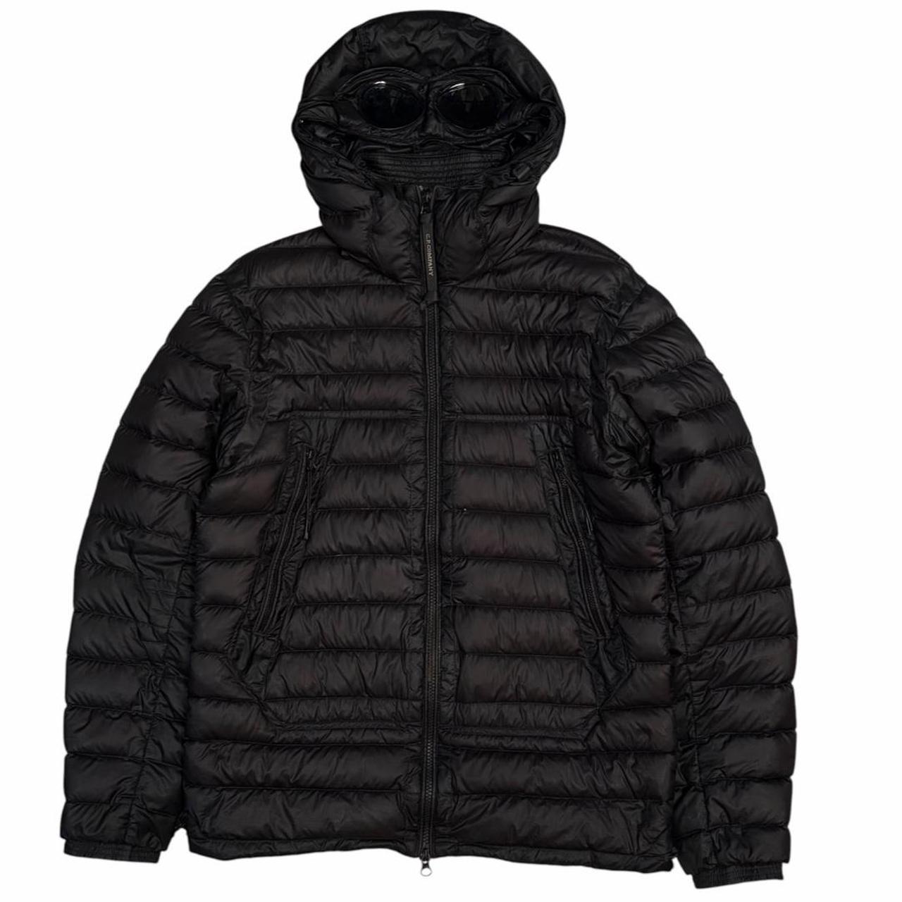 CP Company black DD shell down puffer jacket (S)