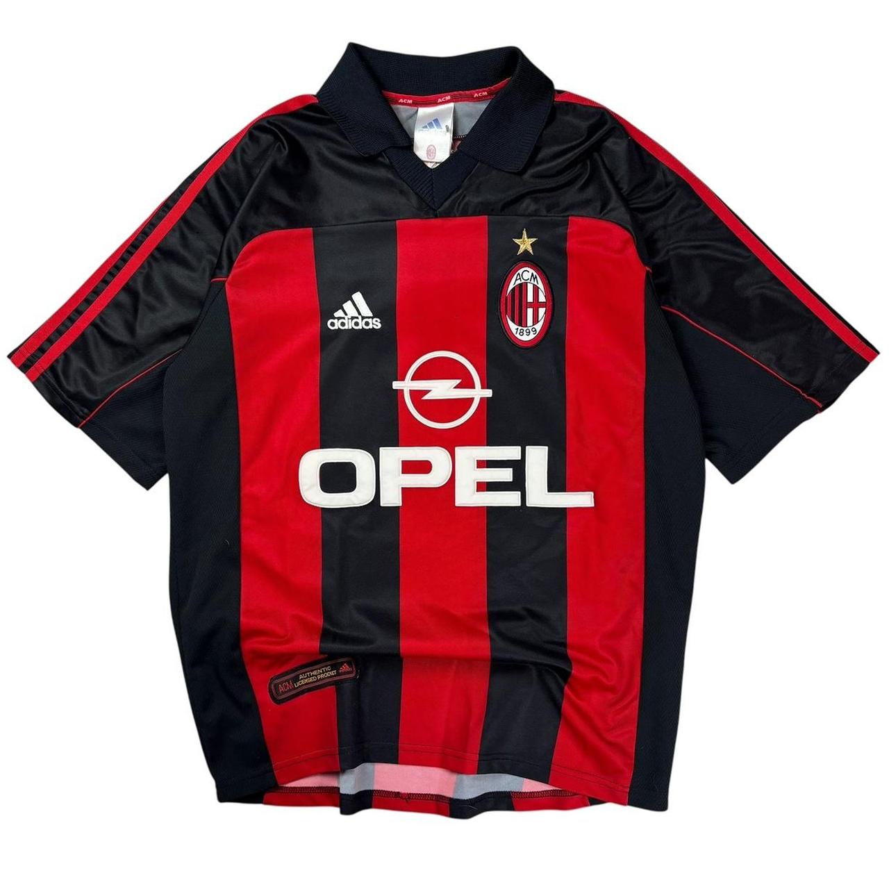 AC Milan 2000-2002 home football shirt (M)