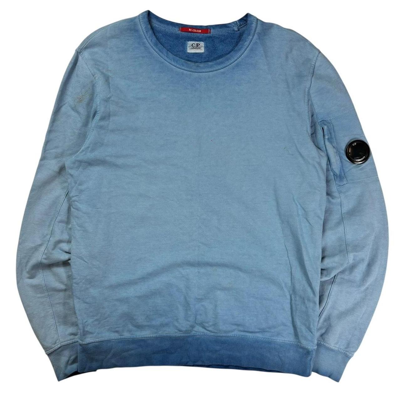 CP Company blue Re colour pullover sweatshirt (L)