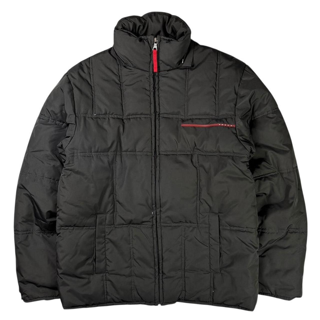 Prada down puffer jacket (L)