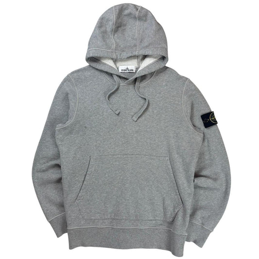 Stone island grey pullover hoodie (S)