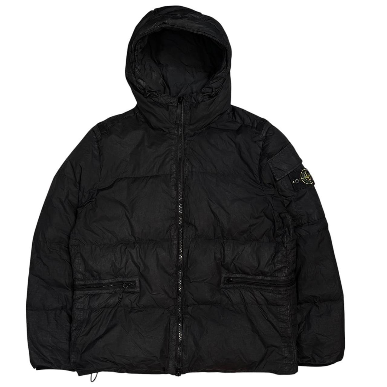 Stone island garment dyed crinkle reps NY down puffer jacket (M)