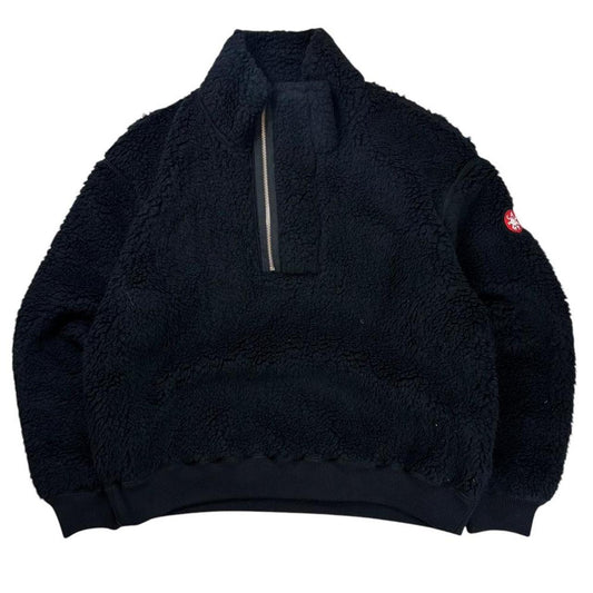 Cav empt half zip fleece pullover sweatshirt (L)