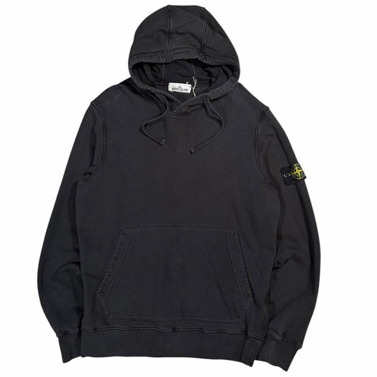 Stone island black pullover sweatshirt (L)